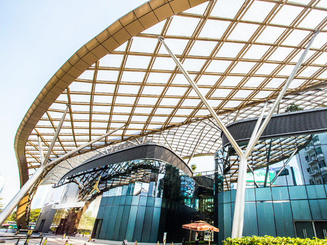 廣州宏城廣場ETFE膜結構 廣州宏城廣場ETFE膜結構